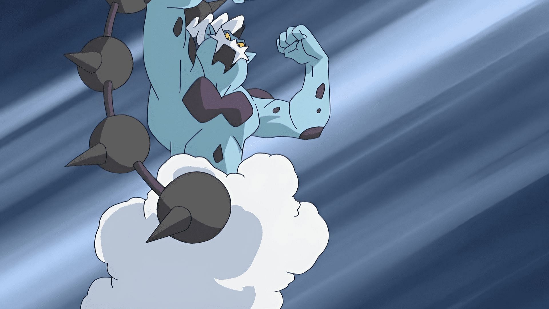 Incarnate Forme Thundurus in the anime (Image via TPC)
